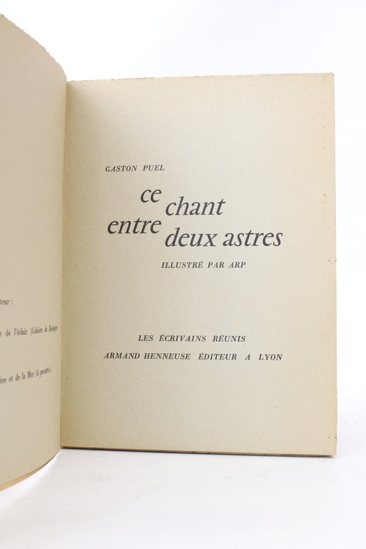 Ce chant entre deux astres
