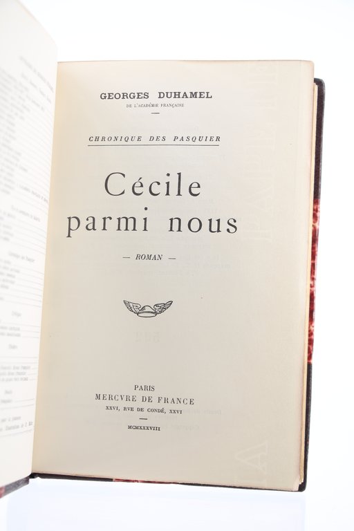 Cécile parmi nous