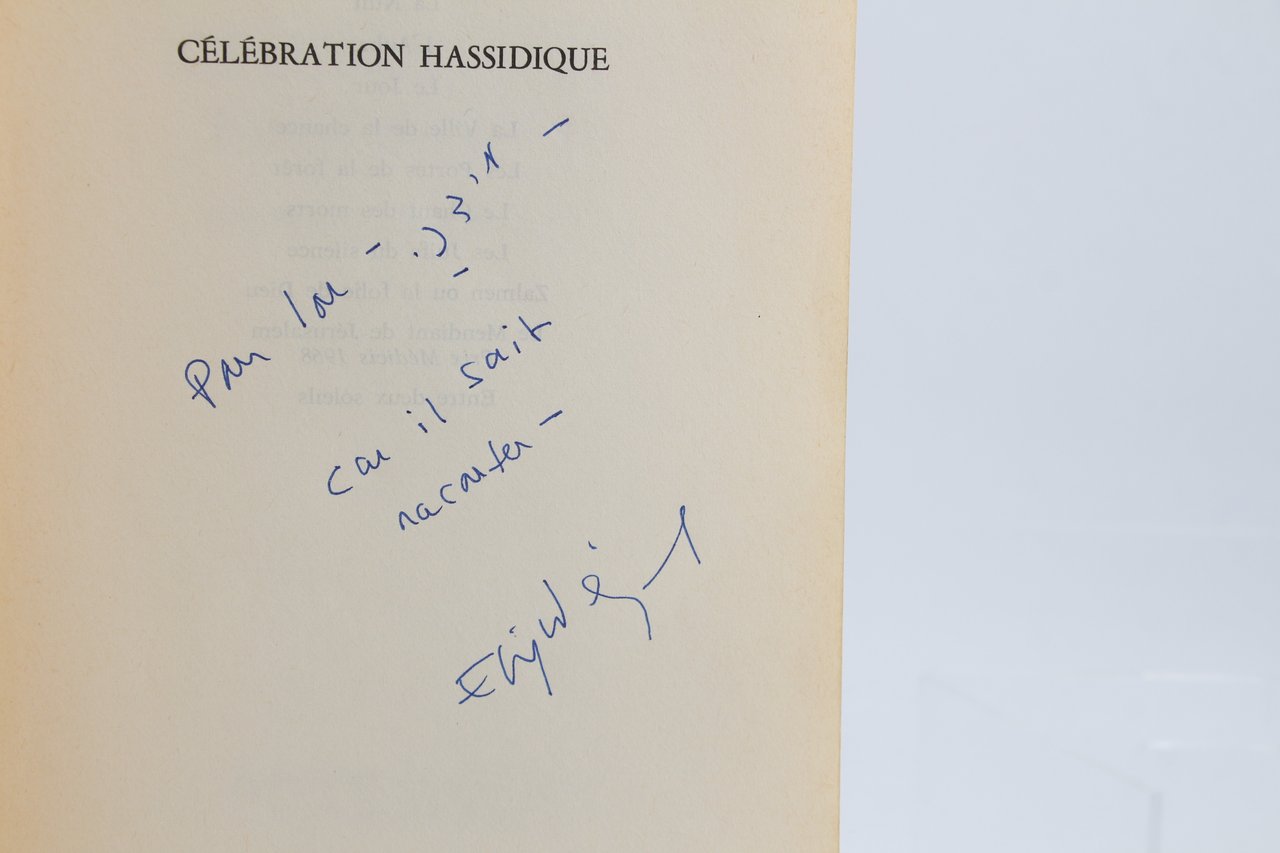 Célébration hassidique, portraits et légendes