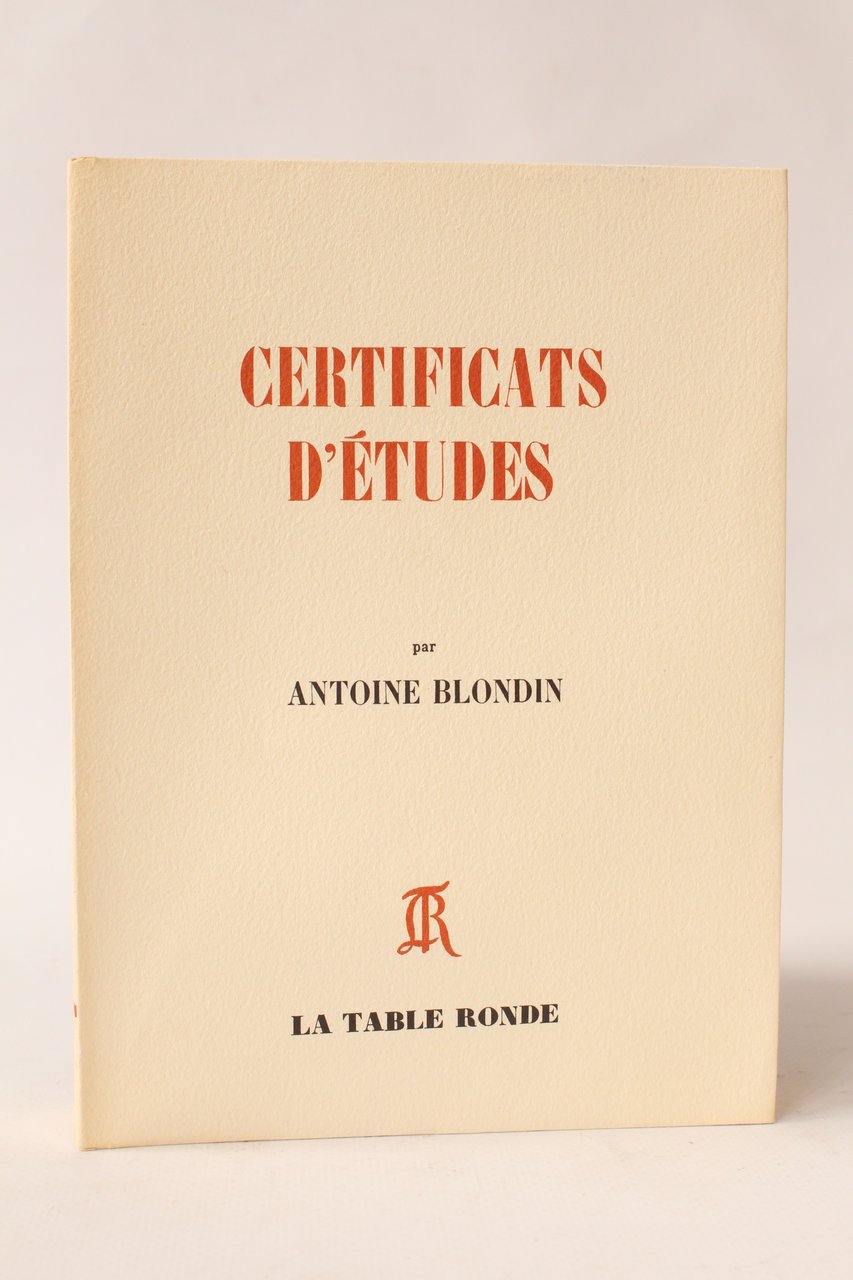 Certificats d'études