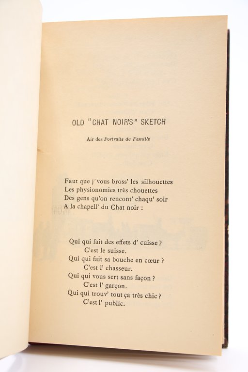 Chansons modernes. Répertoire du Chat Noir. - IIème Série
