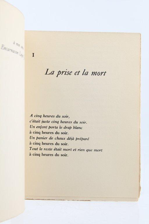 Chant funèbre pour Ignacio Sanchez Mejias et ode à Walt …