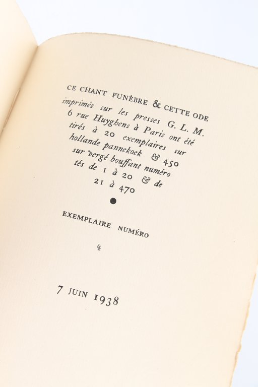 Chant funèbre pour Ignacio Sanchez Mejias et ode à Walt …