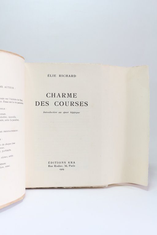 Charme des courses - Introduction au sport hippique