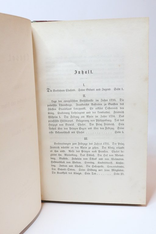 Chasot. Zur Geschichte Friedrichs des Großen und seiner Zeit