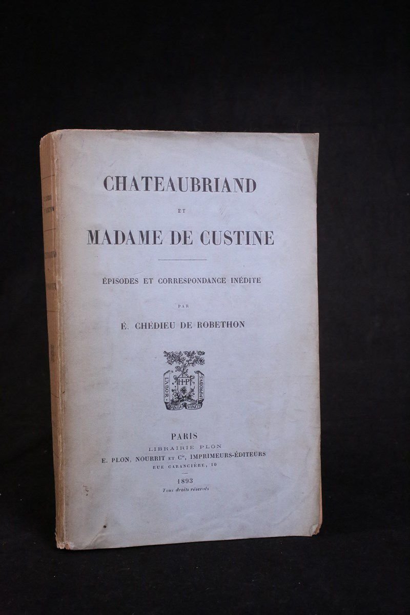 Chateaubriand et Madame de Custine