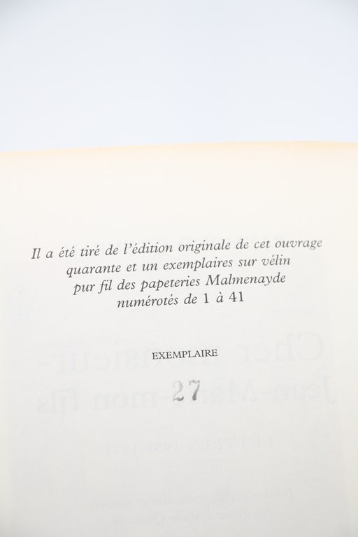 Cher monsieur Jean-Marie-mon-fils