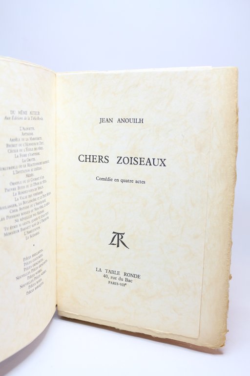 Chers zoiseaux