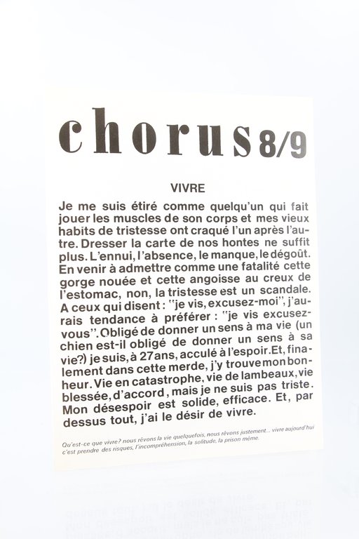 Chorus 8/9