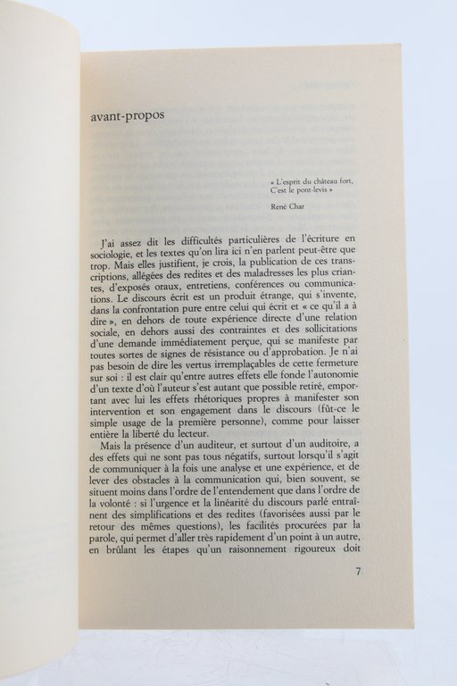 Choses dites