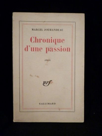 Chronique d'une passion