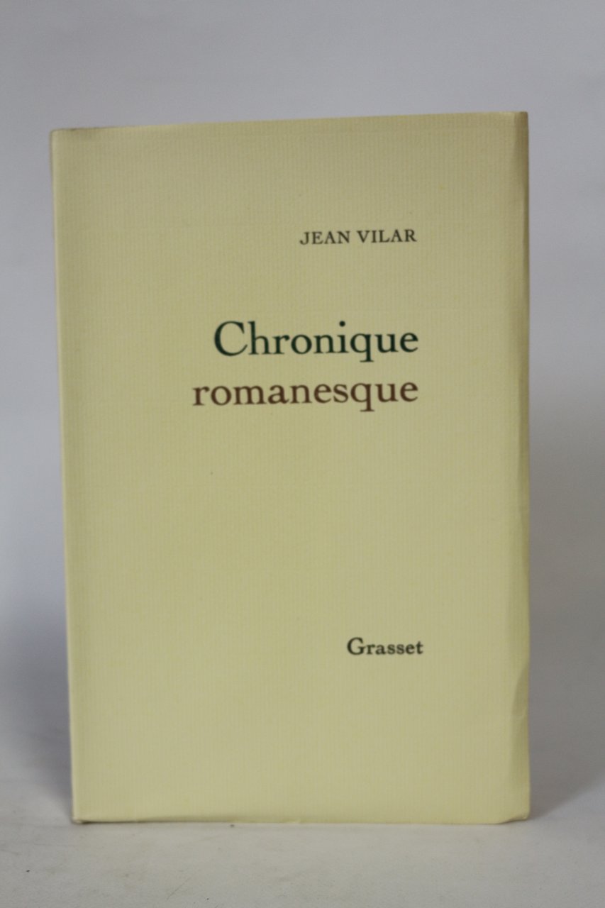 Chronique romanesque