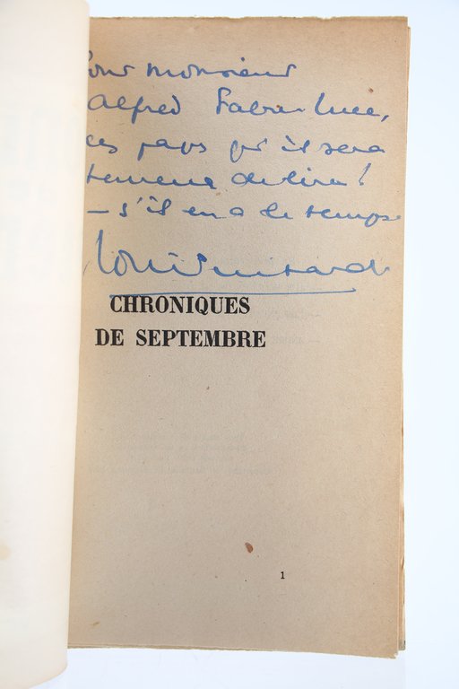 Chroniques de Septembre
