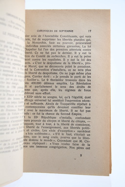 Chroniques de Septembre