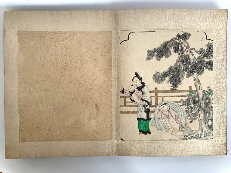 [Shunga] Chungonghua. Rêve de printemps. Album de 12 peintures érotiques. …