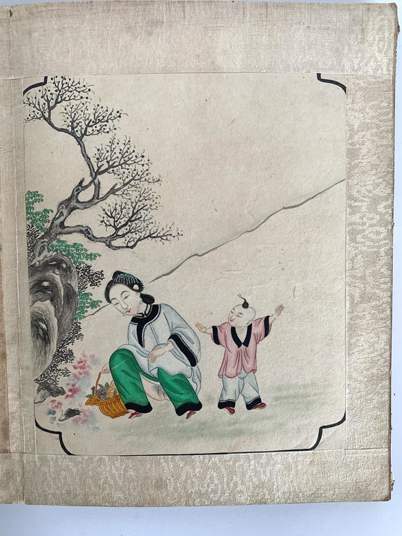 [Shunga] Chungonghua. Rêve de printemps. Album de 12 peintures érotiques. …