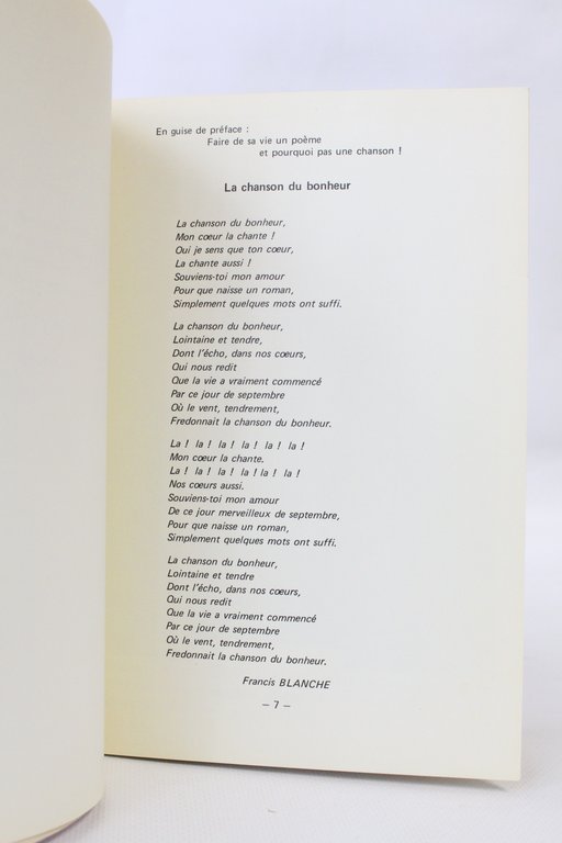 Cinquante années déjà ! déjà !