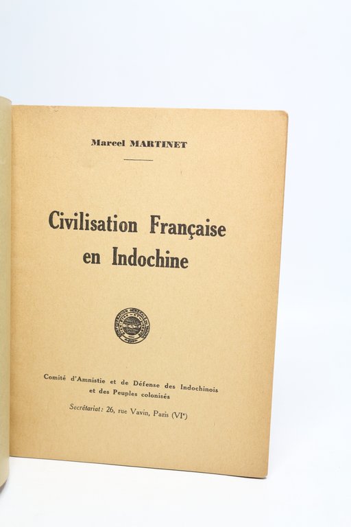 Civilisation française en Indochine