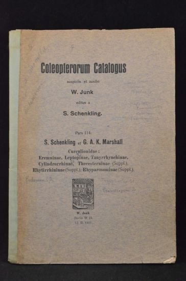 Coleopterorum catalogus auspiciis et auxilio. Pars 114 : S. Schenkling …