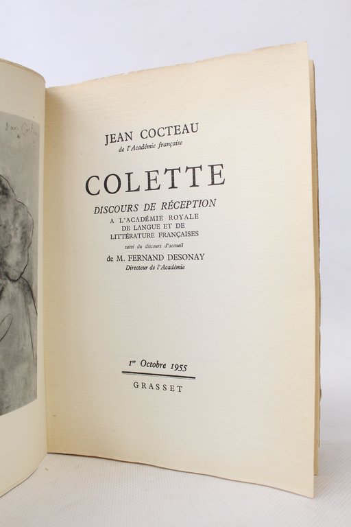 Colette. Discours de réception à l'Académie Royale de langue et …