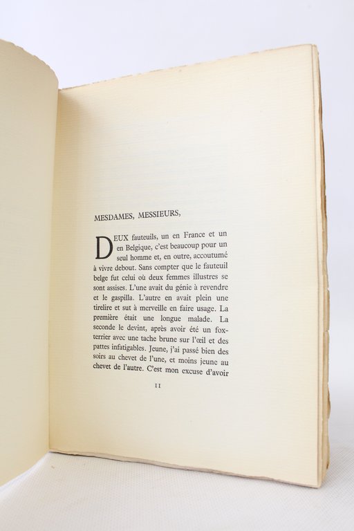 Colette. Discours de réception à l'Académie Royale de langue et …