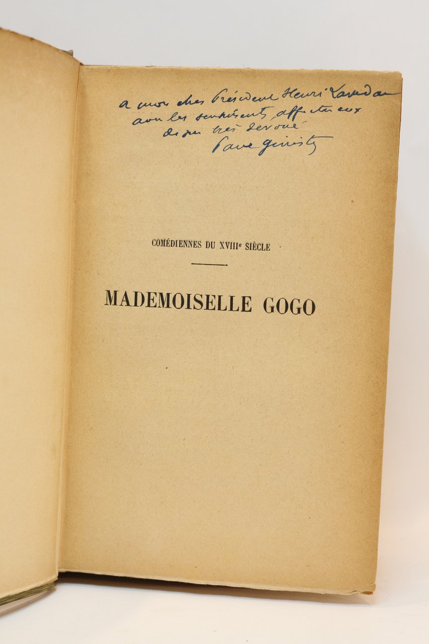 Comédiennes du XVIIIème siècle. Mademoiselle Gogo, mademoiselle Beauménard de la …