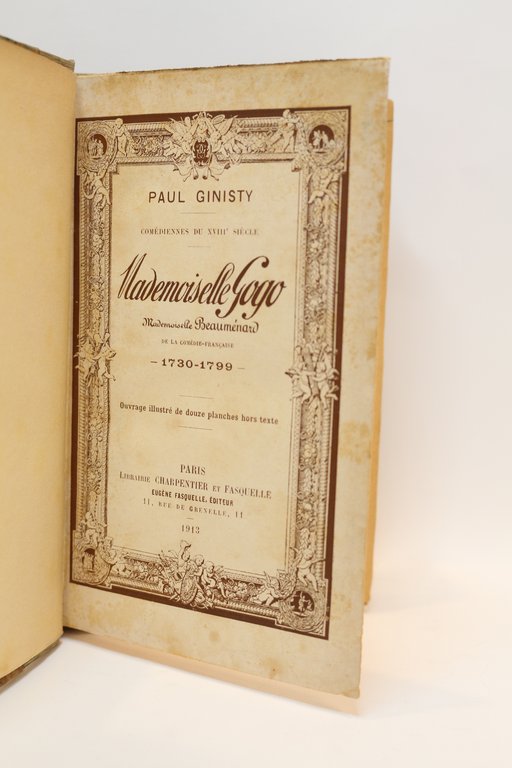 Comédiennes du XVIIIème siècle. Mademoiselle Gogo, mademoiselle Beauménard de la …