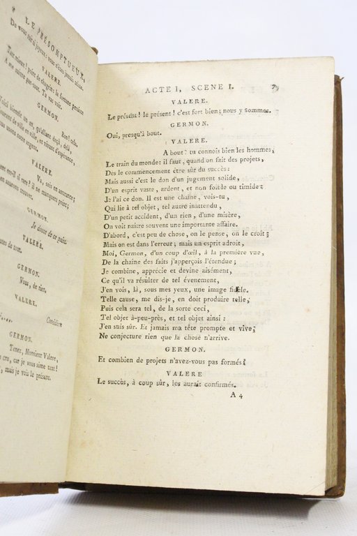 Comédies. Le présomptueux , ou l'heureux imaginaire [Ensemble] Le convalescent …