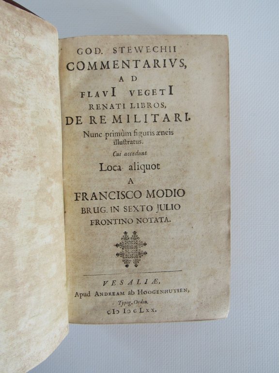 Commentarius ad Flavi Vegeti Renati libros, De re militari