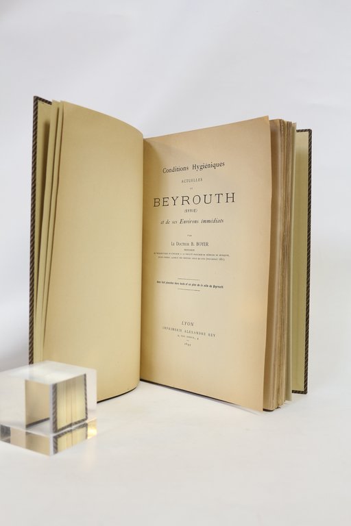 Conditions hygiéniques actuelles de Beyrouth (Syrie) et de ses environs …