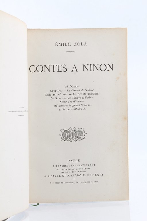 Contes à Ninon