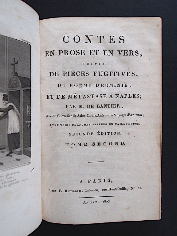 Contes en prose et en vers, suivis de Pièces fugitives, …