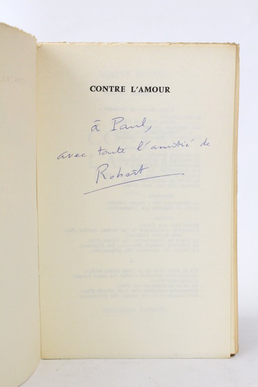 Contre l'amour