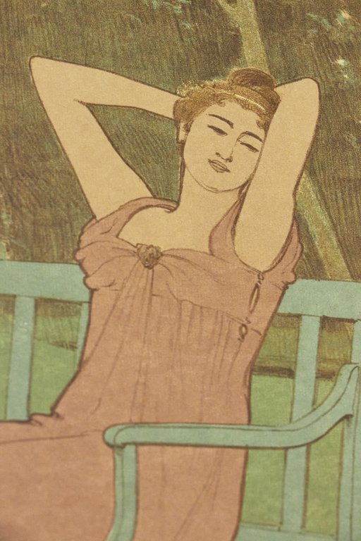 Corinne - Lithographie originale sur Japon - L'Estampe Moderne