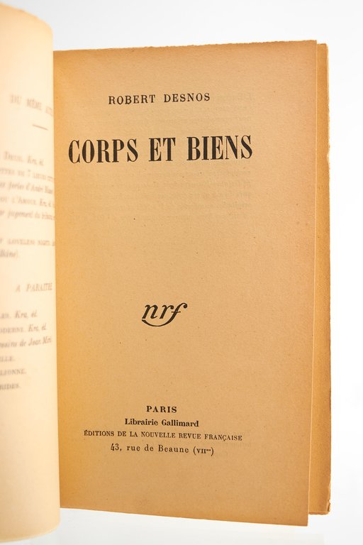 Corps et biens