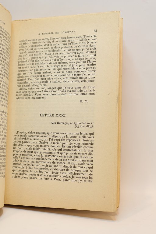 Correspondance de Benjamin et Rosalie de Constant 1786-1830