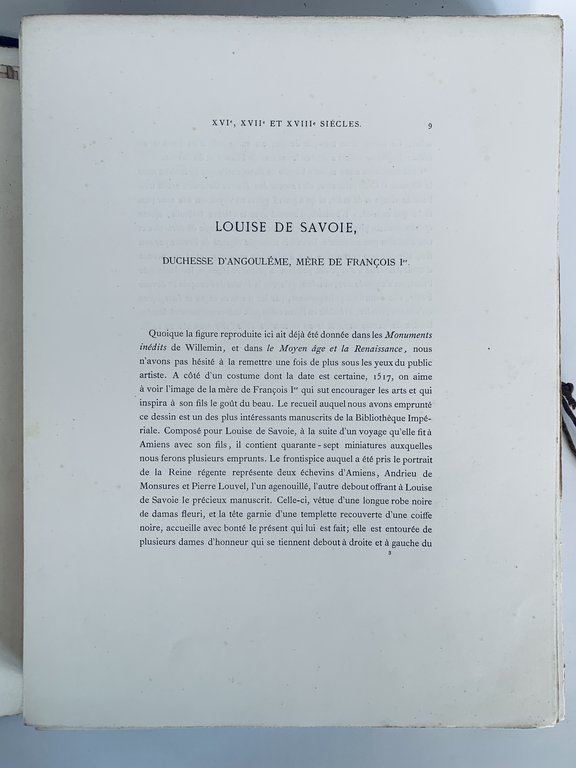 Costumes Historiques Des XVIe, XVIIe et XVIIIe Siecles