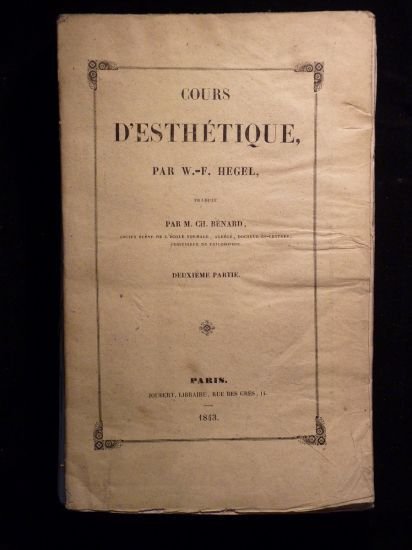 Cours d'esthétique