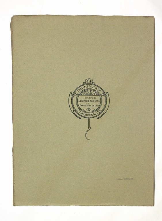 Couverture de L'Estampe Moderne n°1 mai 1897