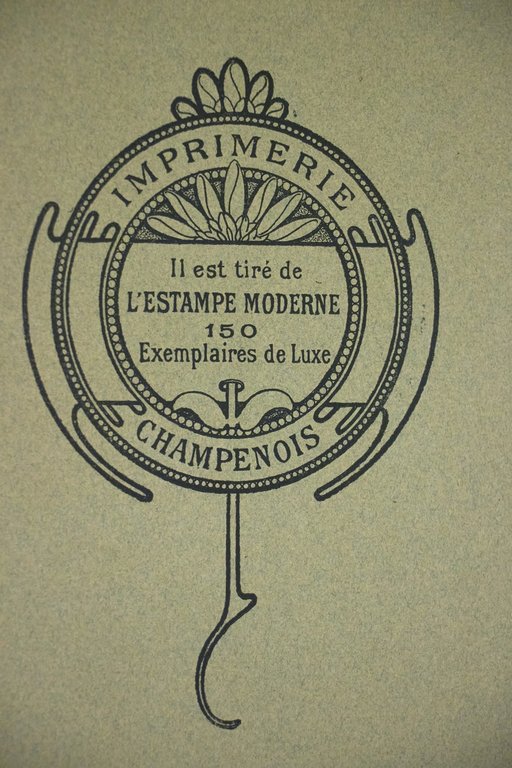 Couverture de L'Estampe Moderne n°2 juin 1897