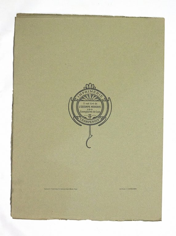 Couverture de L'Estampe Moderne n°3 juillet 1897