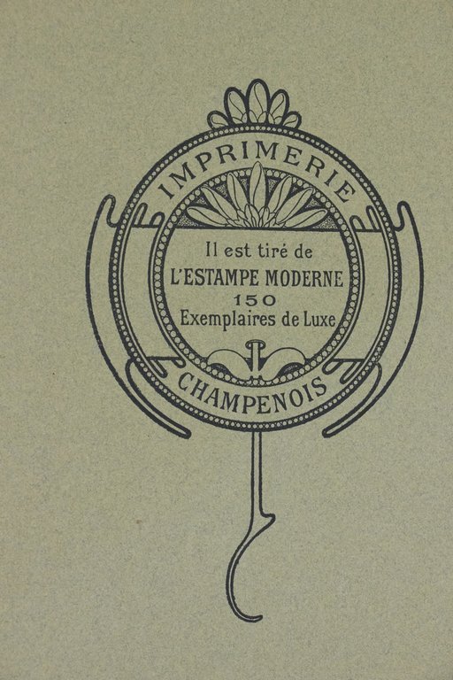 Couverture de L'Estampe Moderne n°3 juillet 1897