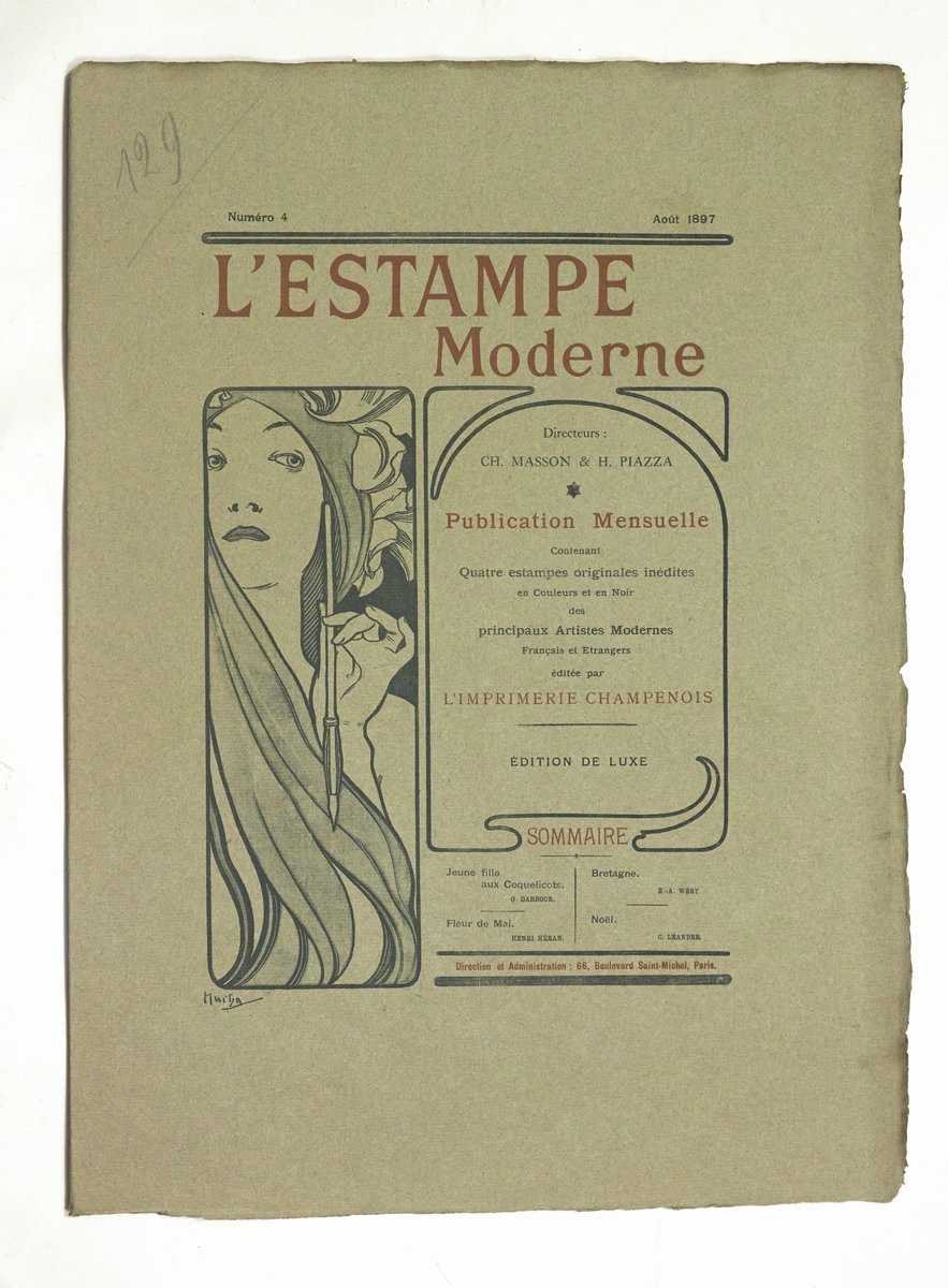Couverture de L'Estampe Moderne n°4 août 1897