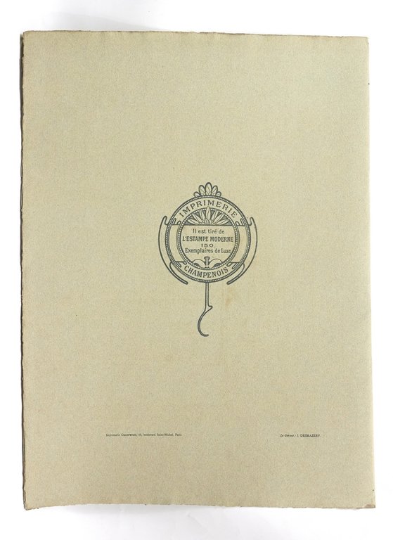 Couverture de L'Estampe Moderne n°5 septembre 1897