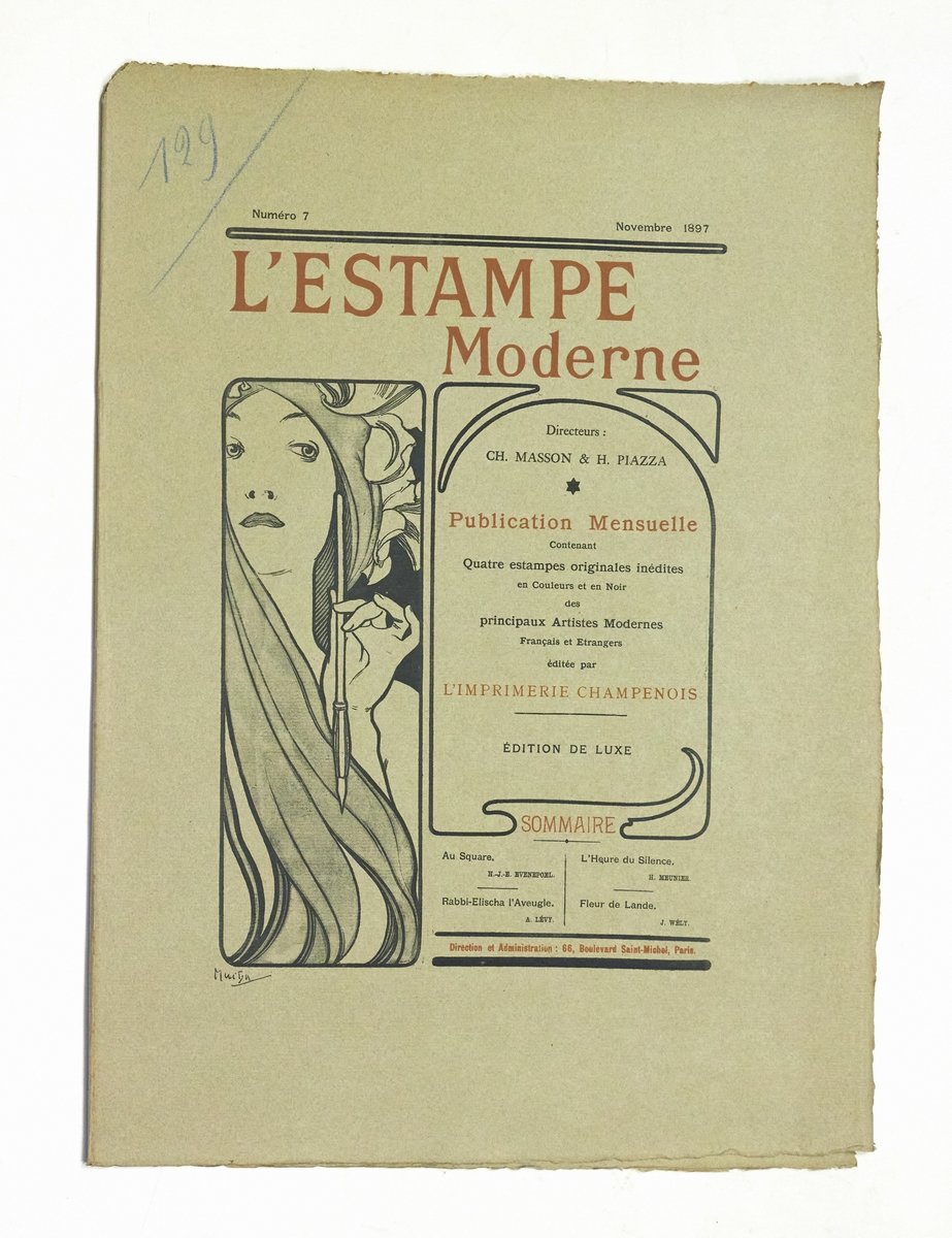 Couverture de L'Estampe Moderne n°7 novembre 1897