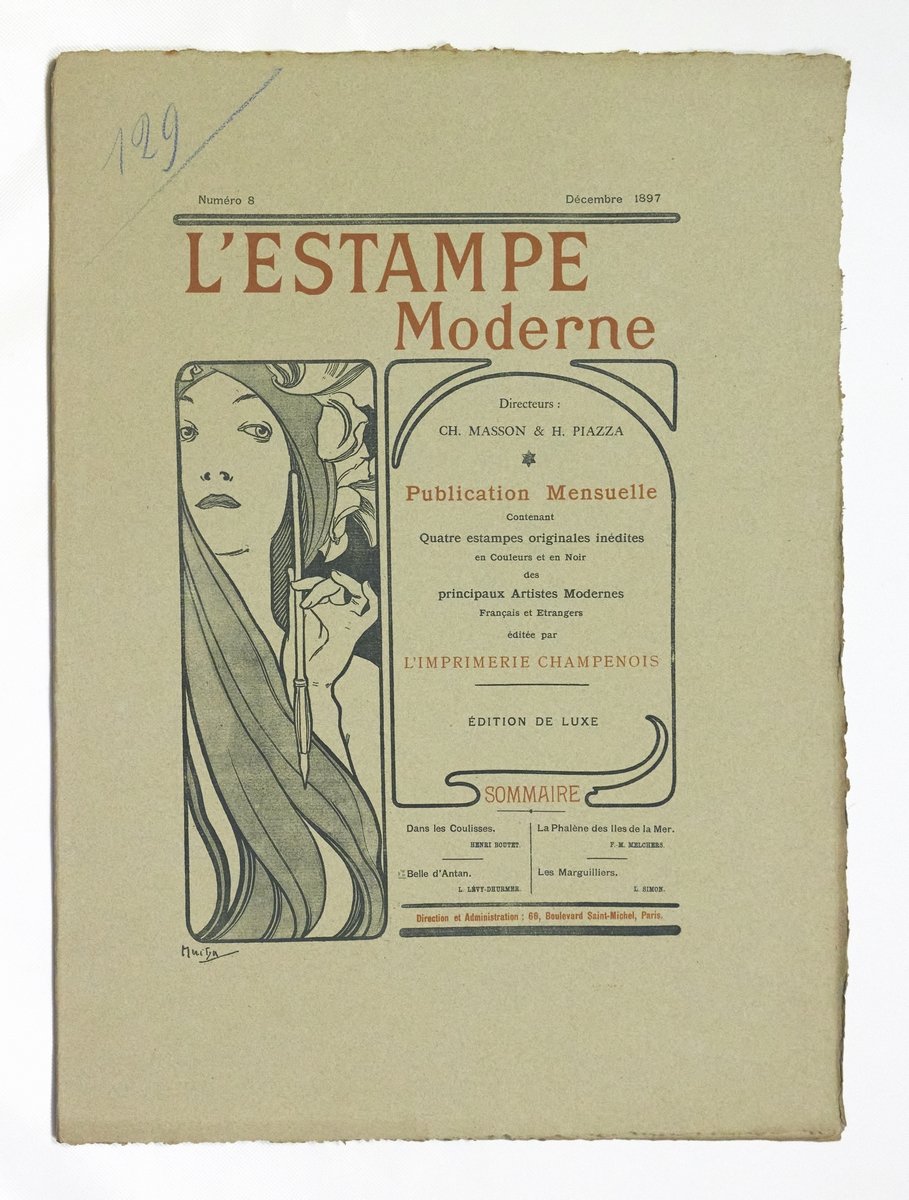 Couverture de L'Estampe Moderne n°8 décembre 1897