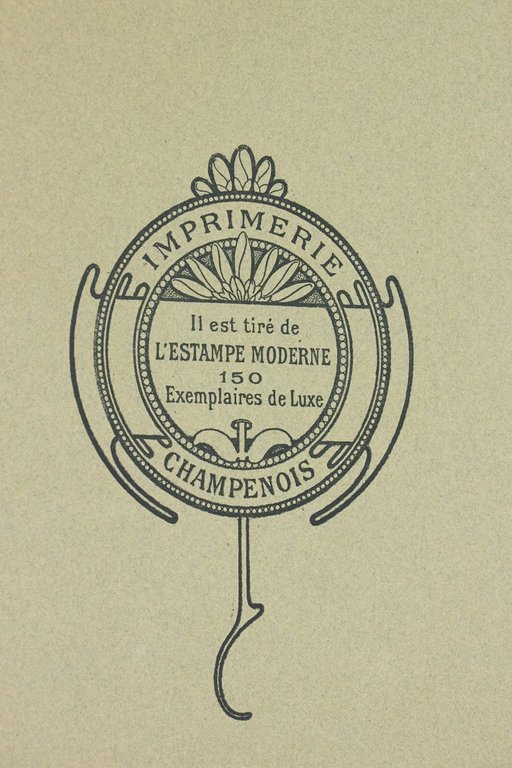 Couverture de L'Estampe Moderne n°8 décembre 1897