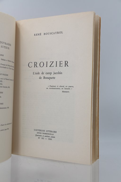 Croizier, l'aide de camp jacobin de Bonaparte - In l'Auvergne …