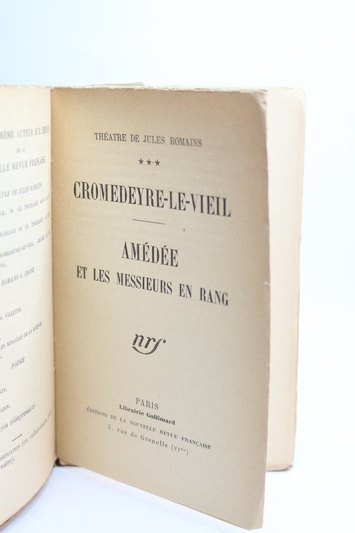 Cromedeyre-le-Vieil. - Amédée et les messieurs en rang
