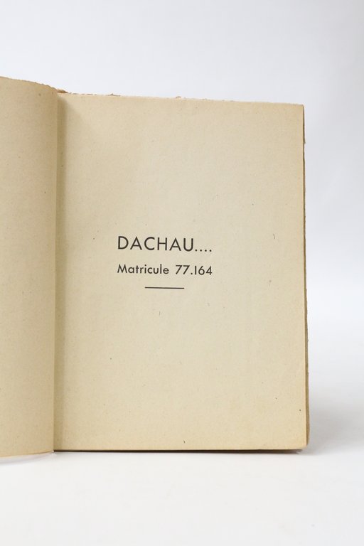 Dachau matricule 77.164